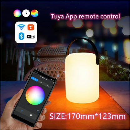 Skanto | LuminaFusion Lamp – Portable Waterproof Wireless Table Lamp with Remote Control