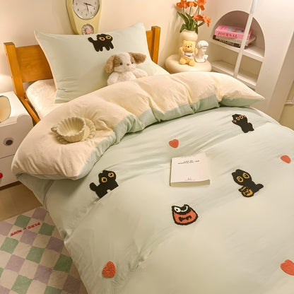 CloudComfort Bedding Set - ComfortaBowlifte and Skin-Friendly Lucky Cat Bedding | Bowlift