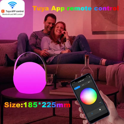 Skanto | LuminaFusion Lamp – Portable Waterproof Wireless Table Lamp with Remote Control