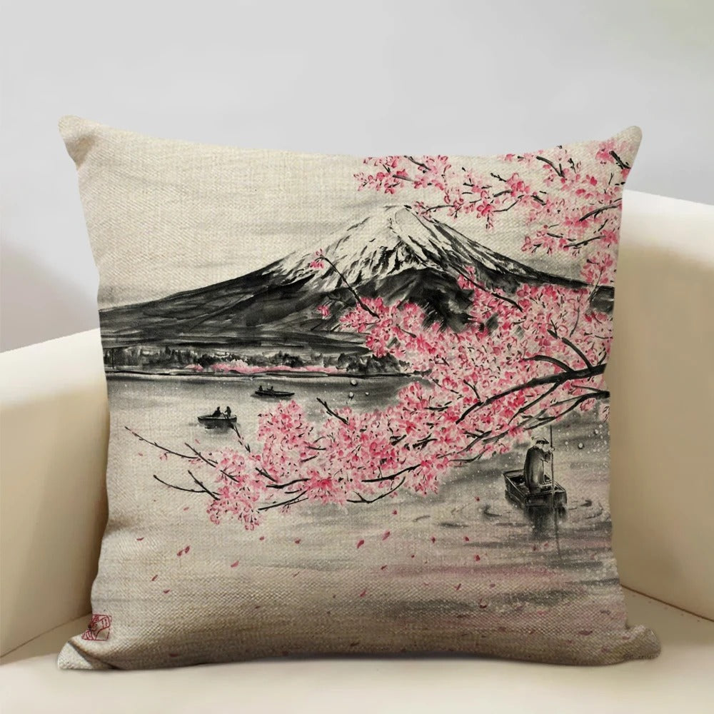 Skanto Skanto | BeauRêve Pillowcase with Mount Fuji - Japanese Style for Any Room