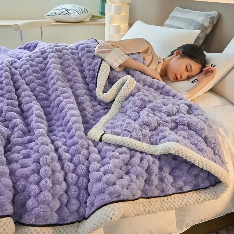 Skanto | Double-Sided Coral Velvet Blanket Soft Warm Throw for Winter