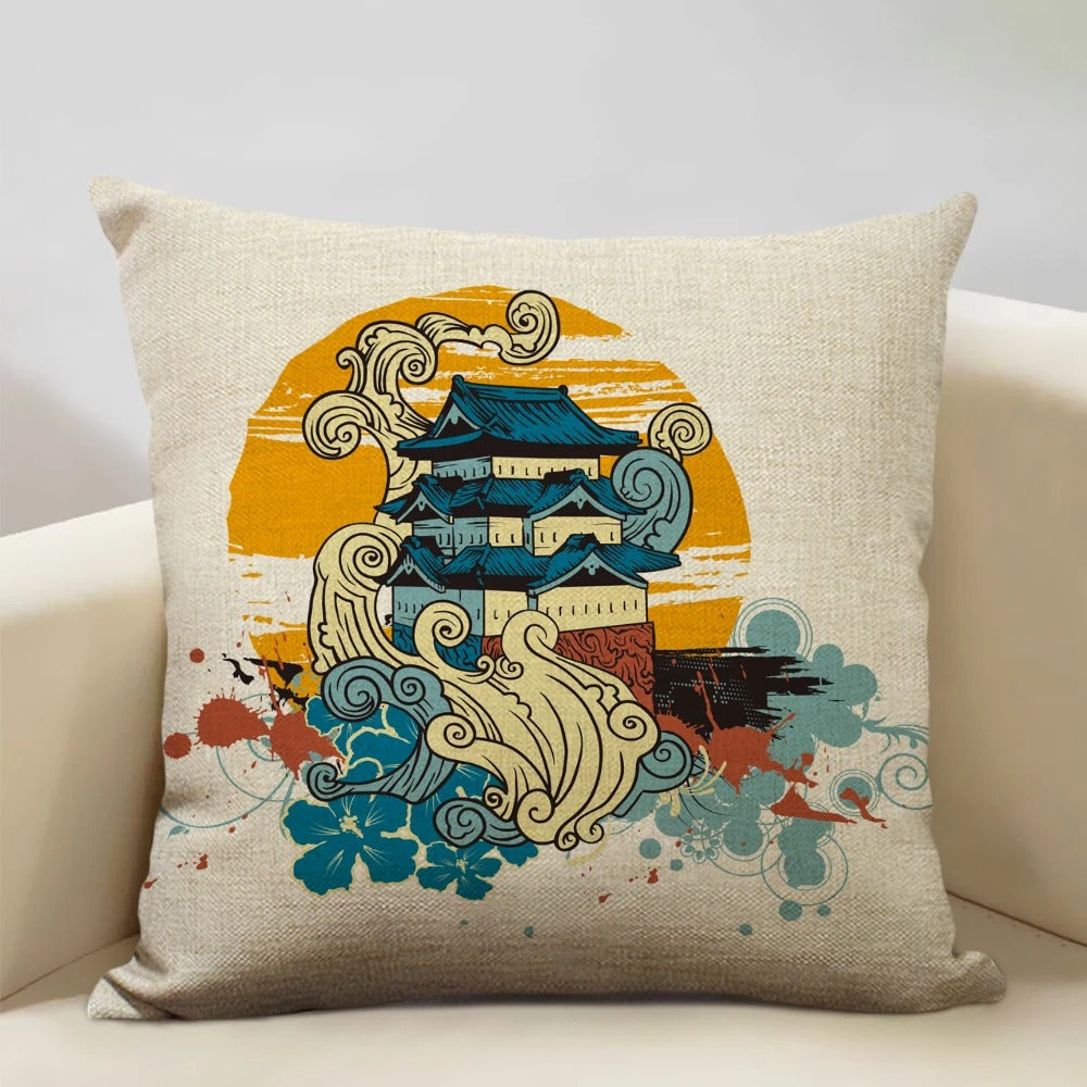 Skanto Skanto | BeauRêve Pillowcase with Mount Fuji - Japanese Style for Any Room