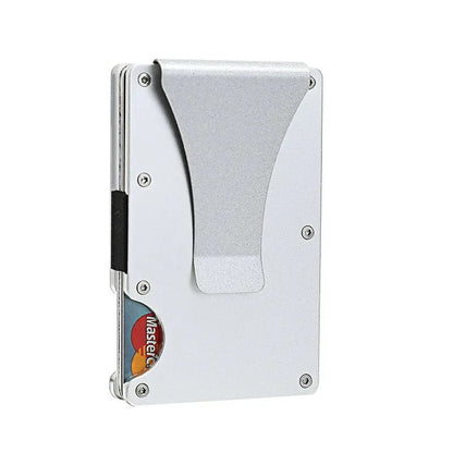 Skanto | Titanium Matte Cobalt Cardholder – Slim & Stylish RFID Wallet for Men & Women