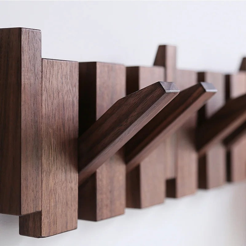BowLift | HarmonyCoat Wooden Piano Coat Rack – Stylish Wall Decoration & Practical Storage