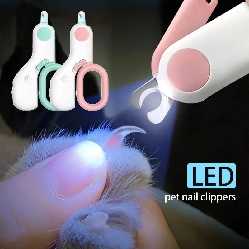 Professional Nail Clipper for Pets with Integrated Light Bowlift