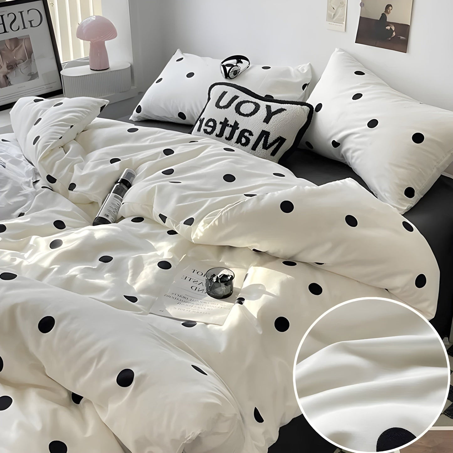 PureLoom Bedding Set - Modern skin-friendly bedding set (1 duvet + 1 flat sheet + 2 pillowcases) | Bowlift