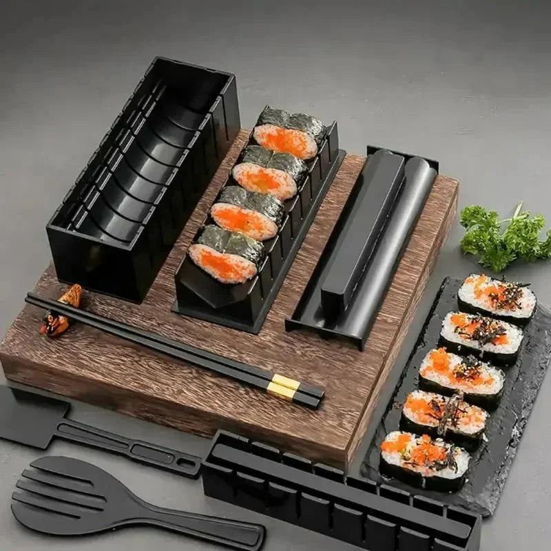 BowLift | Sushi Rolls and Cutting Set – Practical Sushi Kit with Templates and Accessories