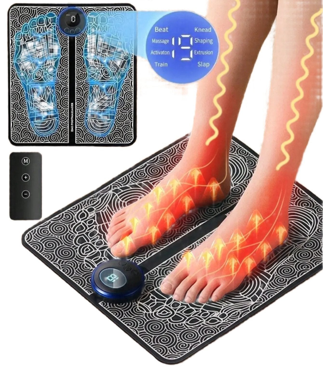 Rejuvenating EMS Foot Massager – Relaxation and Pain Relief for Your Feet