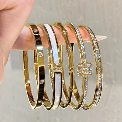 Skanto | Stainless Steel Fashion Bangle Bracelet for Women