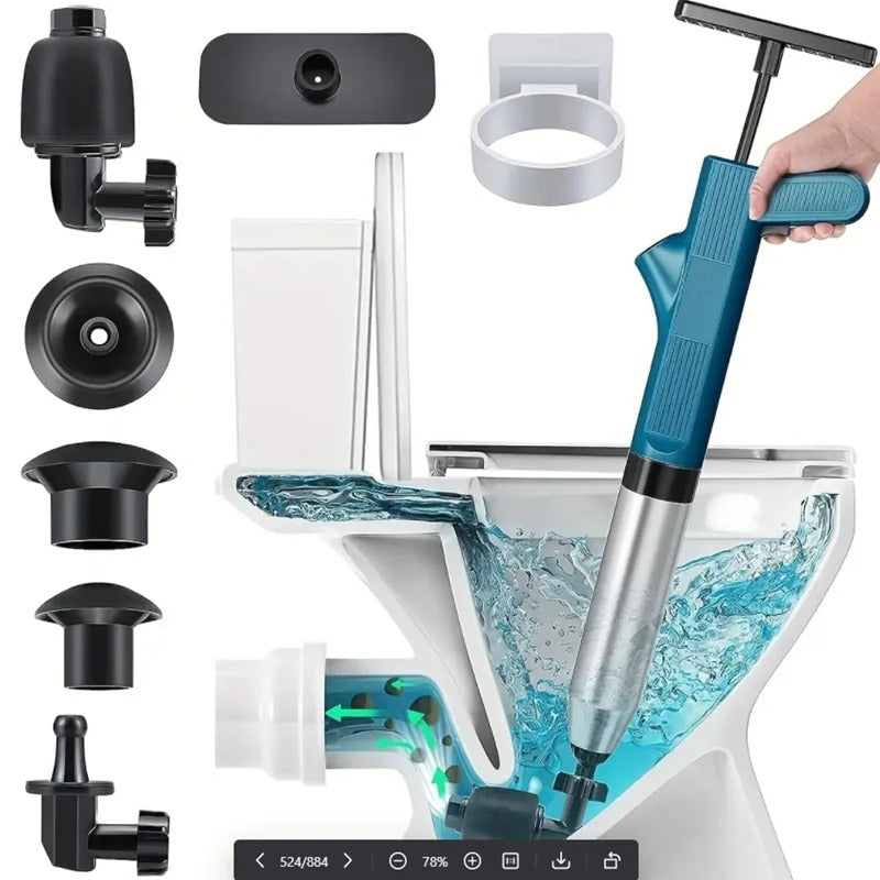 BowLift | Toilet Plunger & Drain Unblocker | Eco-Friendly, User-Friendly & Effortless Solution for Home Maintenance