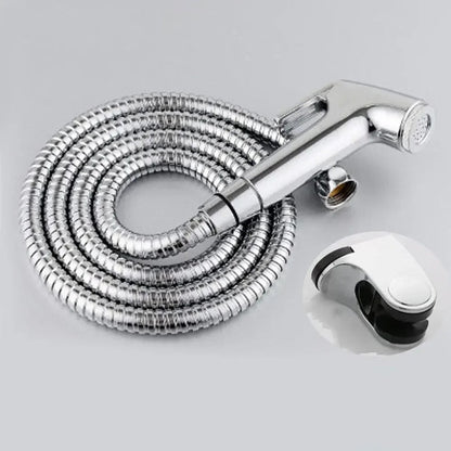 Skanto | Stainless Steel Handheld Bidet Sprayer Set | Adjustable Pressure, Self-Cleaning Nozzle & Ideal for Personal Hygiene and Pet Cleaning