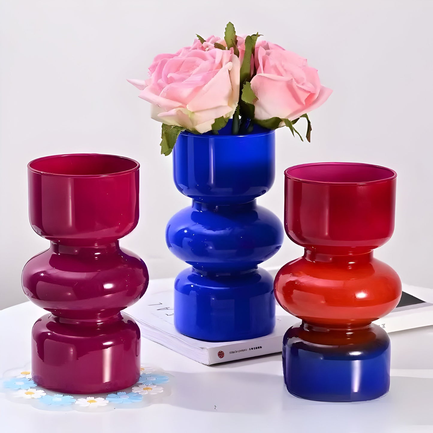 RetroFlora Vase - Hydroponic Retro Glass Vase | Karnz