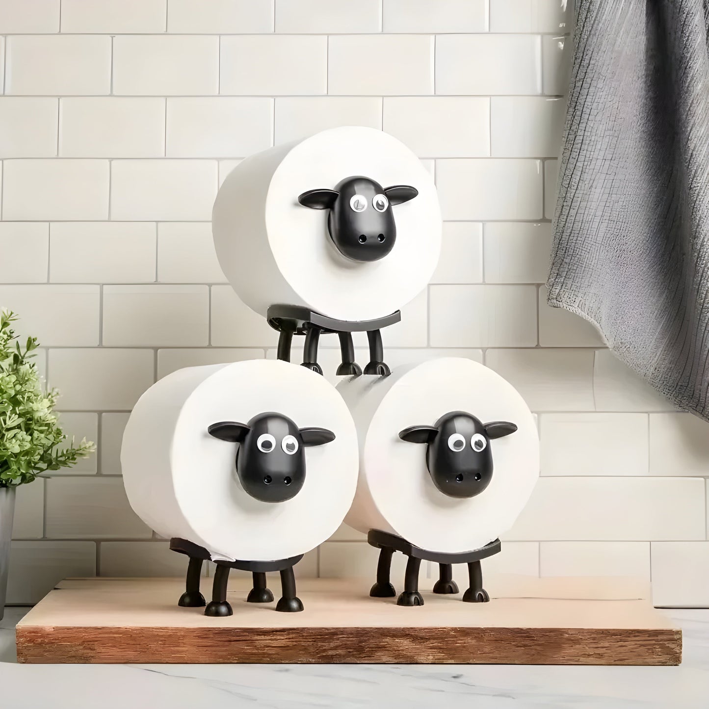 Buy Toilet Paper Holder – Original & Fun Bathroom Decor | Non-Slip, Ideal for Small Bathrooms