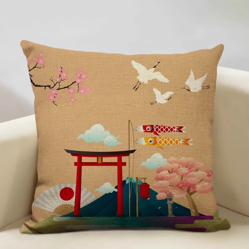 Skanto Skanto | BeauRêve Pillowcase with Mount Fuji - Japanese Style for Any Room