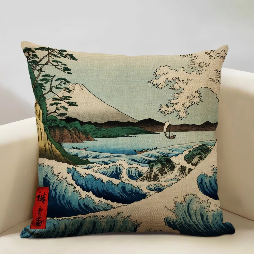 Skanto Skanto | BeauRêve Pillowcase with Mount Fuji - Japanese Style for Any Room