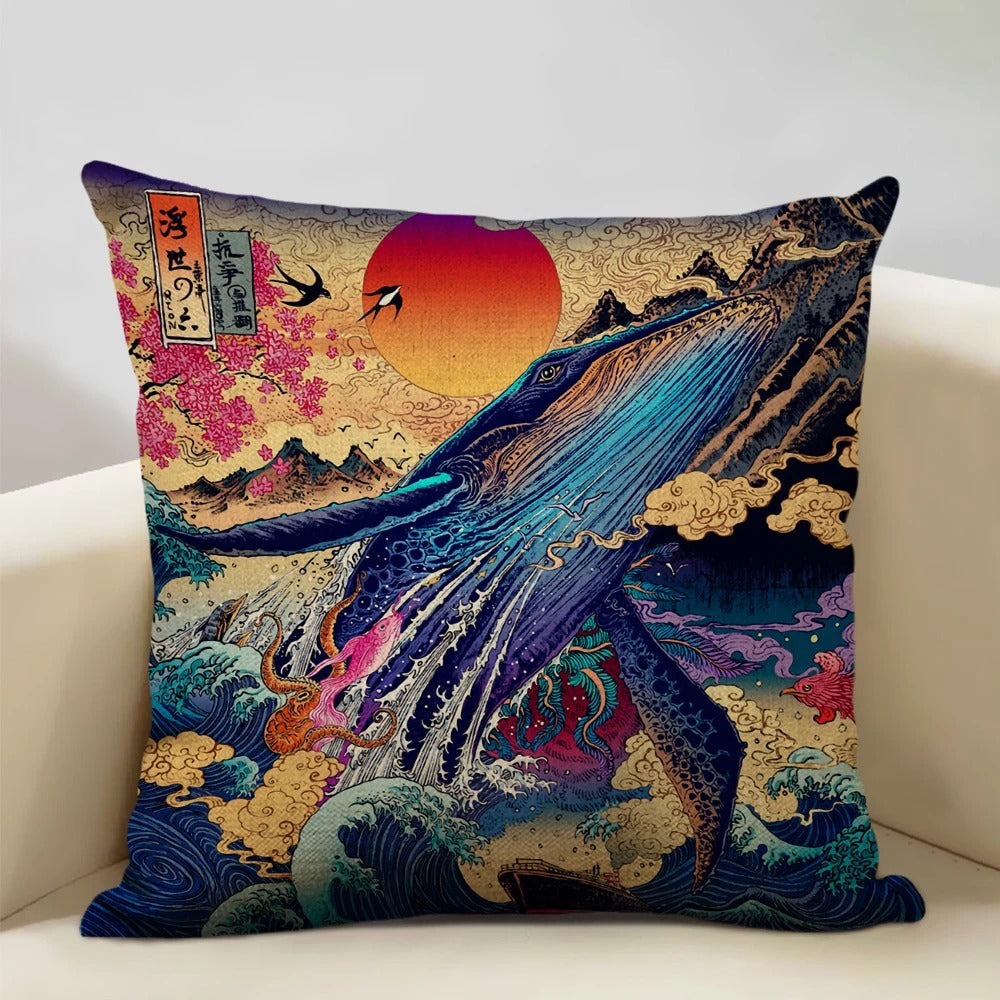 Skanto Skanto | BeauRêve Pillowcase with Mount Fuji - Japanese Style for Any Room