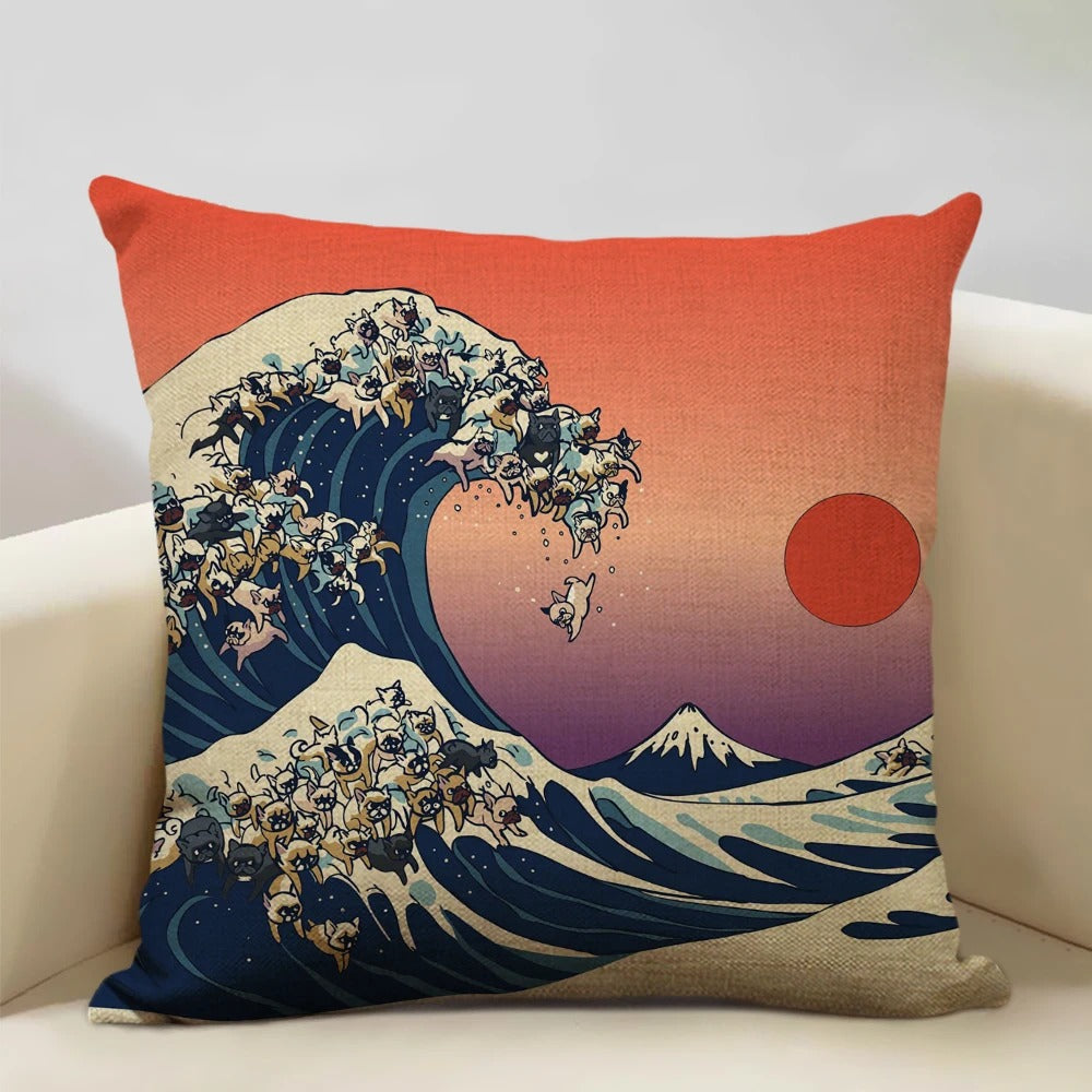Skanto Skanto | BeauRêve Pillowcase with Mount Fuji - Japanese Style for Any Room
