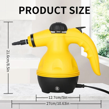 Skanto | Chemical-Free Steam Cleaner with 8 Attachments for Home, Clothes, and Windows