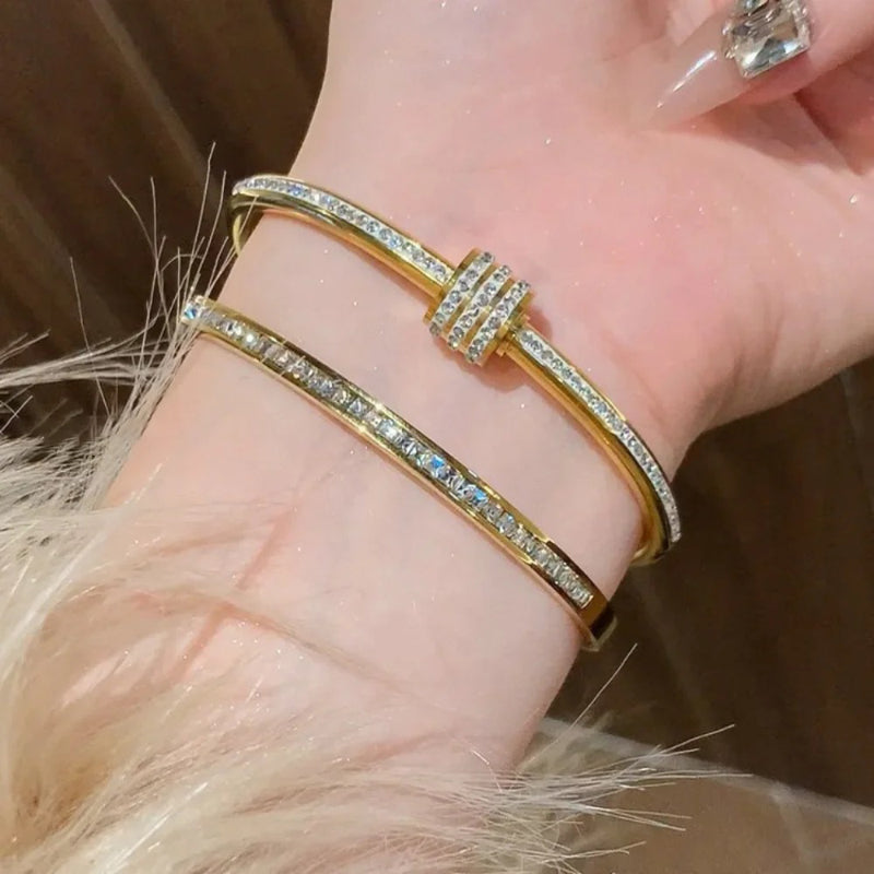 Skanto | Stainless Steel Fashion Bangle Bracelet for Women