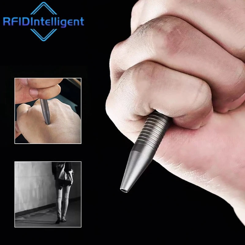 Skanto | Titanium Bolt Action Pen – Durable Metal Mechanical Writing Pen