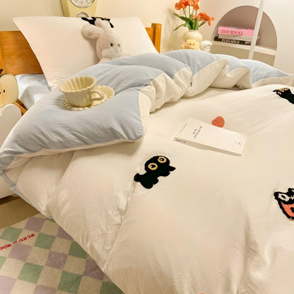 CloudComfort Bedding Set - ComfortaBowlifte and Skin-Friendly Lucky Cat Bedding | Bowlift