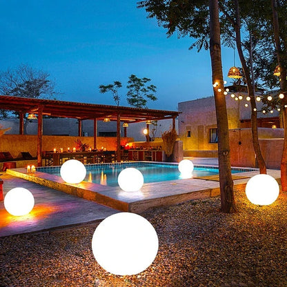 BowLift | Solar Powered Mood Light Sphere - ShapeLights Rechargeable Ball Light for Outdoors