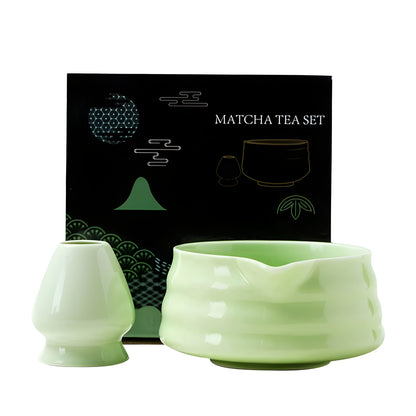 Skanto | Matcha Ceramic Set – Traditional Japanese Tea Set for Relaxing & Mindful Moments