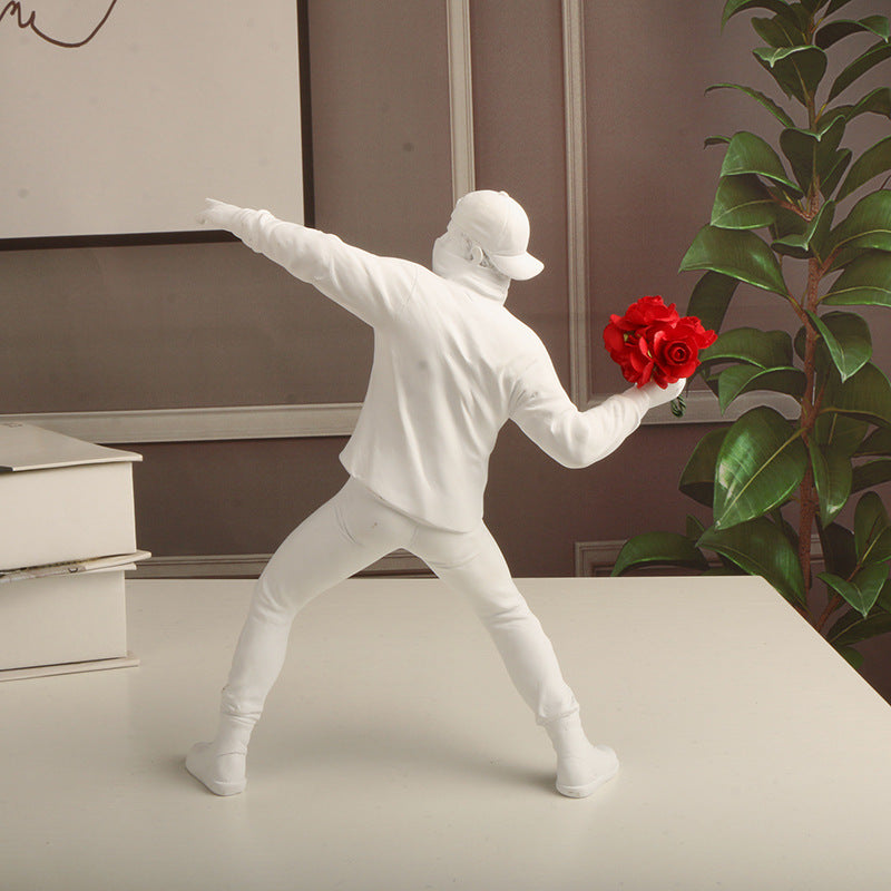Skanto | Emrys - Banksy Flower Rioter