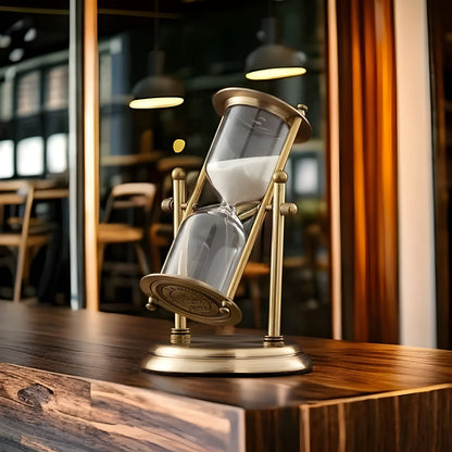 Time Traveler Hourglass – Stylish Timekeeper for Living Room or Office | Bowlift