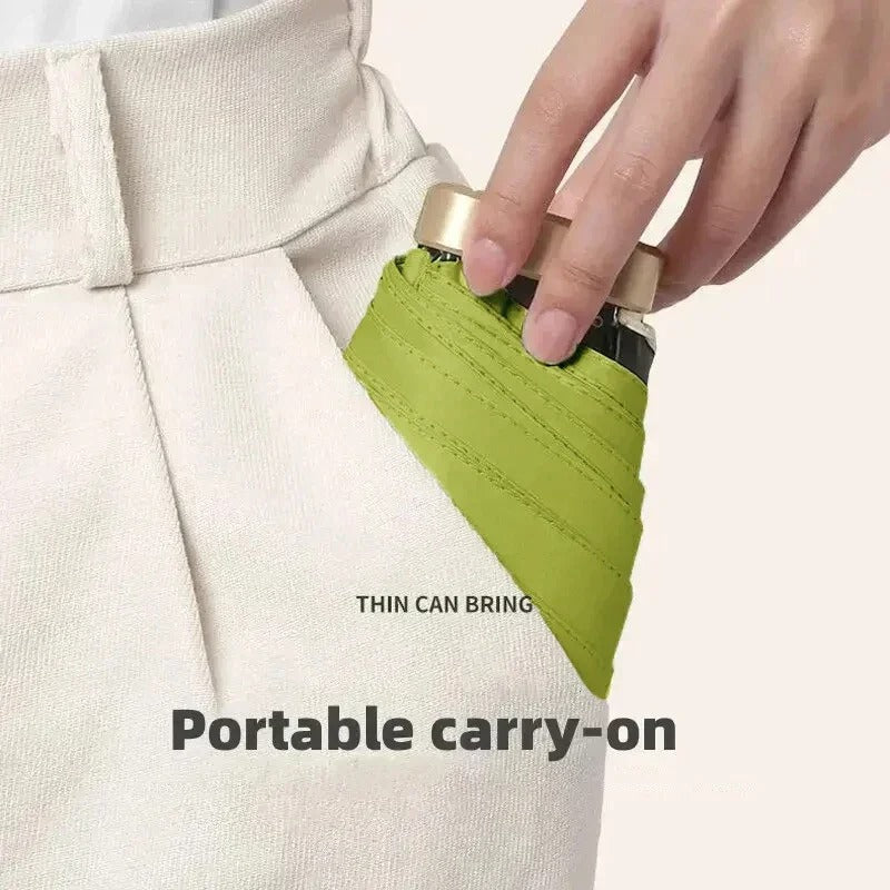 Skanto | Foldable Mini Umbrella Solara – Compact, UV Protection & Wind Resistant