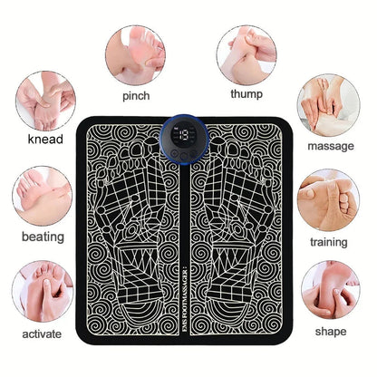 Rejuvenating EMS Foot Massager – Relaxation and Pain Relief for Your Feet
