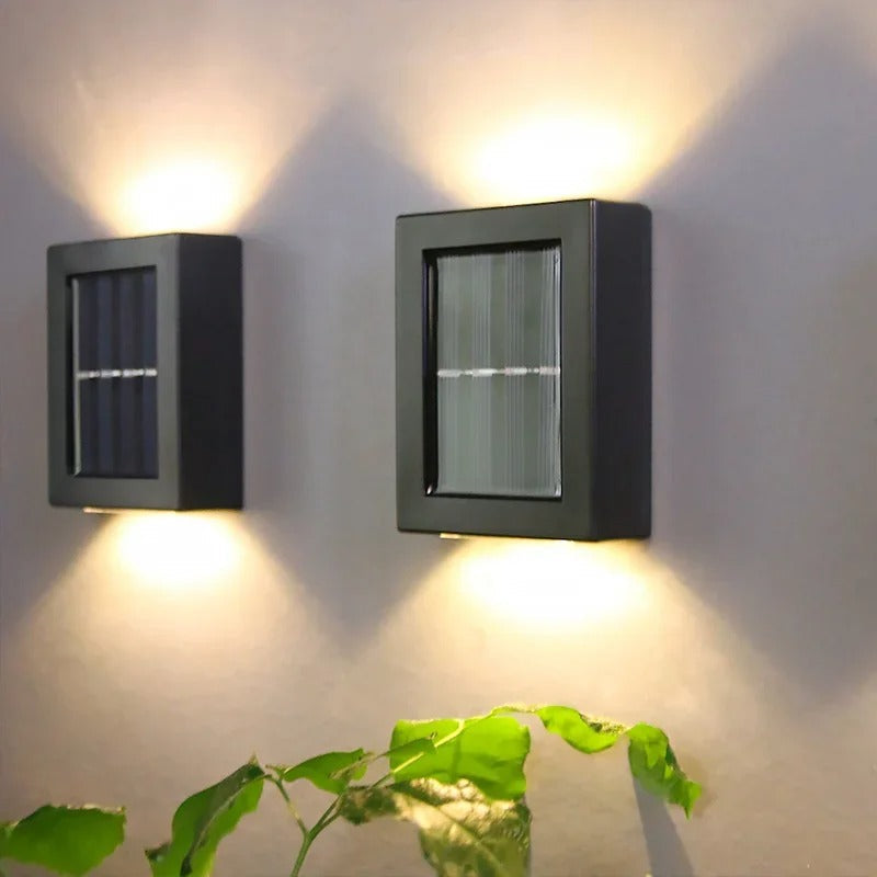 Brehn | SolarGlow Luxe Solar Wall Lamps – Wireless, Stylish & Ready For Hot Evenings