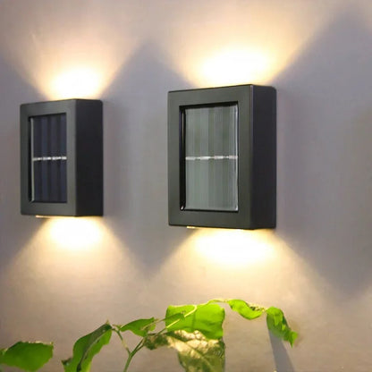 Brehn | SolarGlow Luxe Solar Wall Lamps – Wireless, Stylish & Ready For Hot Evenings