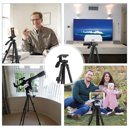Skanto | Extendable Phone Stand with Bluetooth Remote - Versatile Selfie Stick and Tripod