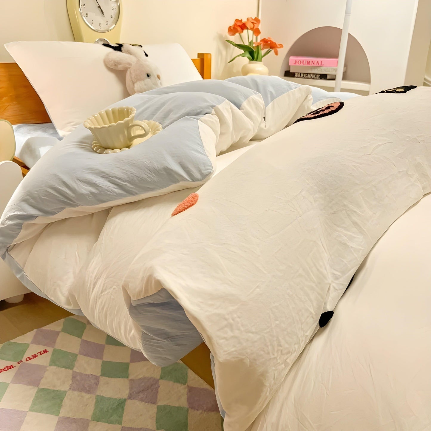 CloudComfort Bedding Set - ComfortaBowlifte and Skin-Friendly Lucky Cat Bedding | Bowlift