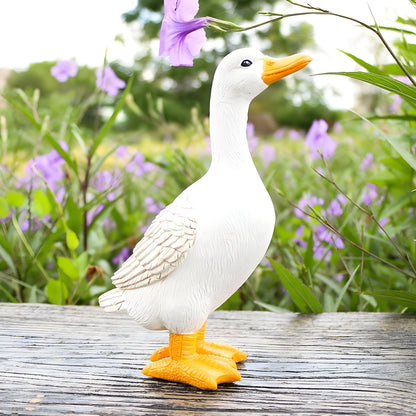 PuddlePals Sculpture – Duck and Goose Figure in Farmhouse Style
