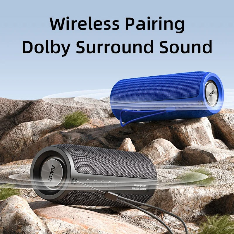 Skanto | Powerful Mini Bluetooth Speaker - Compact 360° Wireless Waterproof Speaker