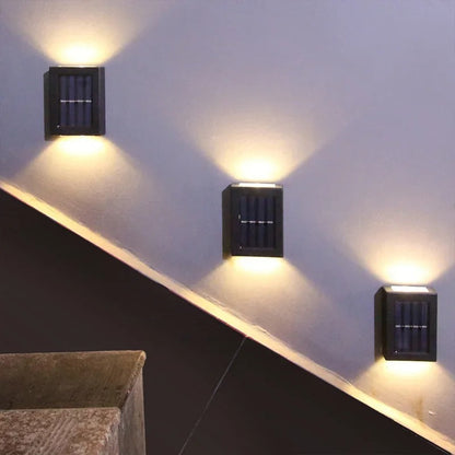 Brehn | SolarGlow Luxe Solar Wall Lamps – Wireless, Stylish & Ready For Hot Evenings