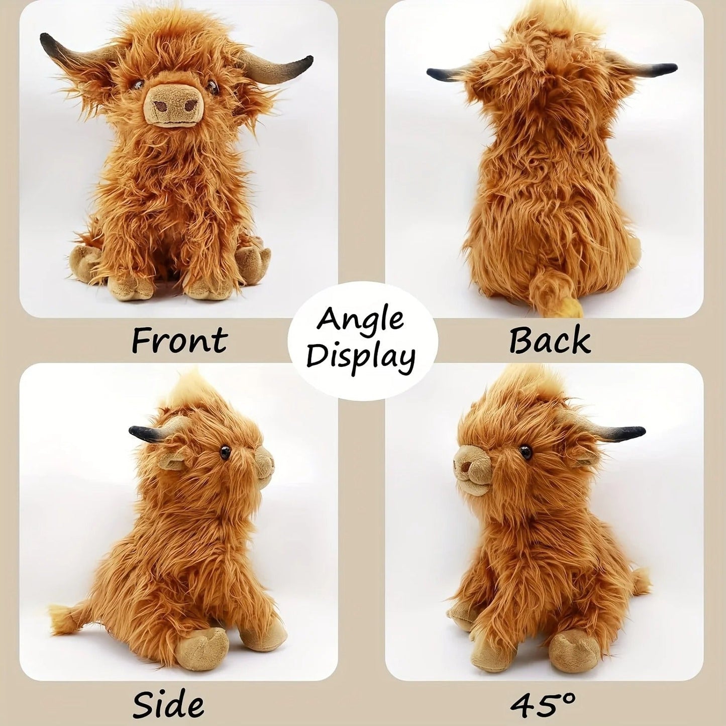 Skanto | Fluffy Highland Cuddle – Soft Cow for Young and Old