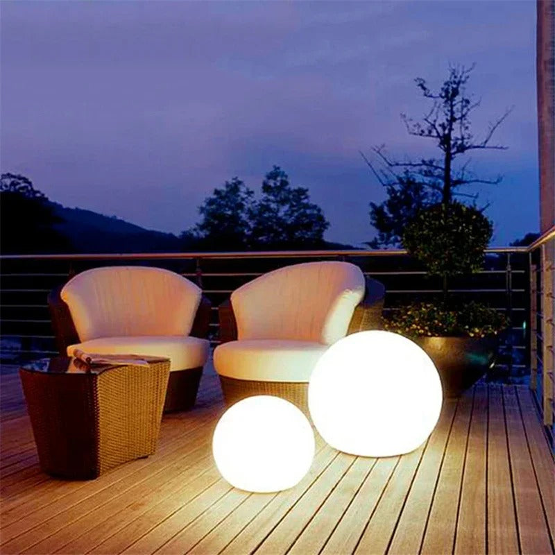 BowLift | Solar Powered Mood Light Sphere - ShapeLights Rechargeable Ball Light for Outdoors