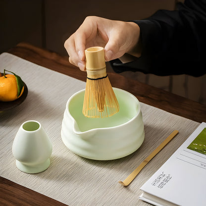 Skanto | Matcha Ceramic Set – Traditional Japanese Tea Set for Relaxing & Mindful Moments