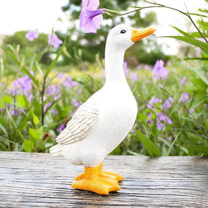 PuddlePals Sculpture – Farmhouse Style Duck & Goose Figure | Bowlift