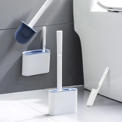 Skanto | Toilet Brush | Wall Mounted, Hygienic Design with Durable Brushes for Complete Cleaning in Small Bathrooms