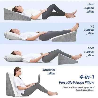 BowLift | Wedge Pillow for Sleep Apnea | Elevates Head, Reduces Snoring & Acid Reflux for Restful Sleep