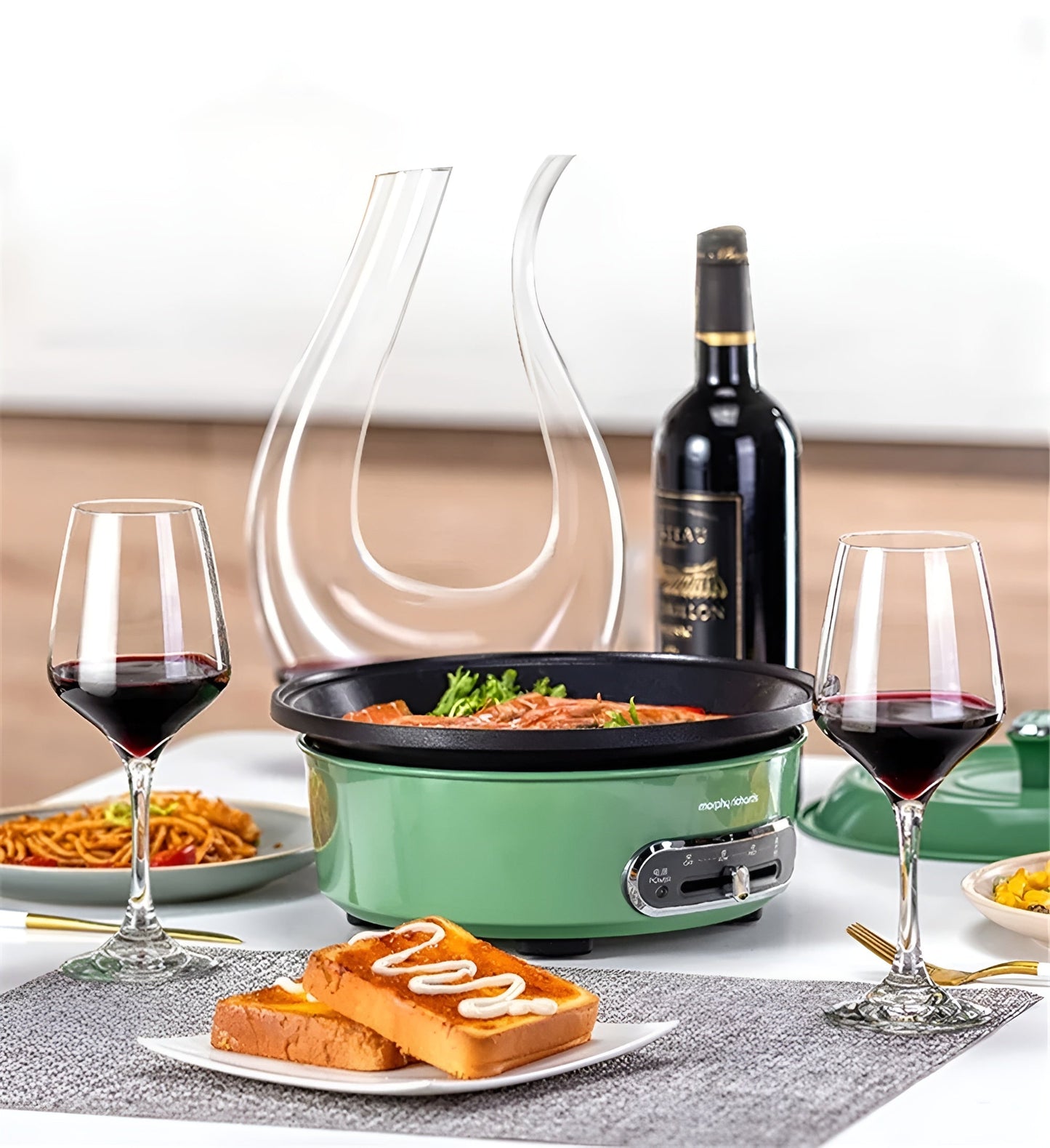 Crystal wine decanter – Handmade Elegant | 1500 ml Ideal for bars, apartments & offices | Bowlift