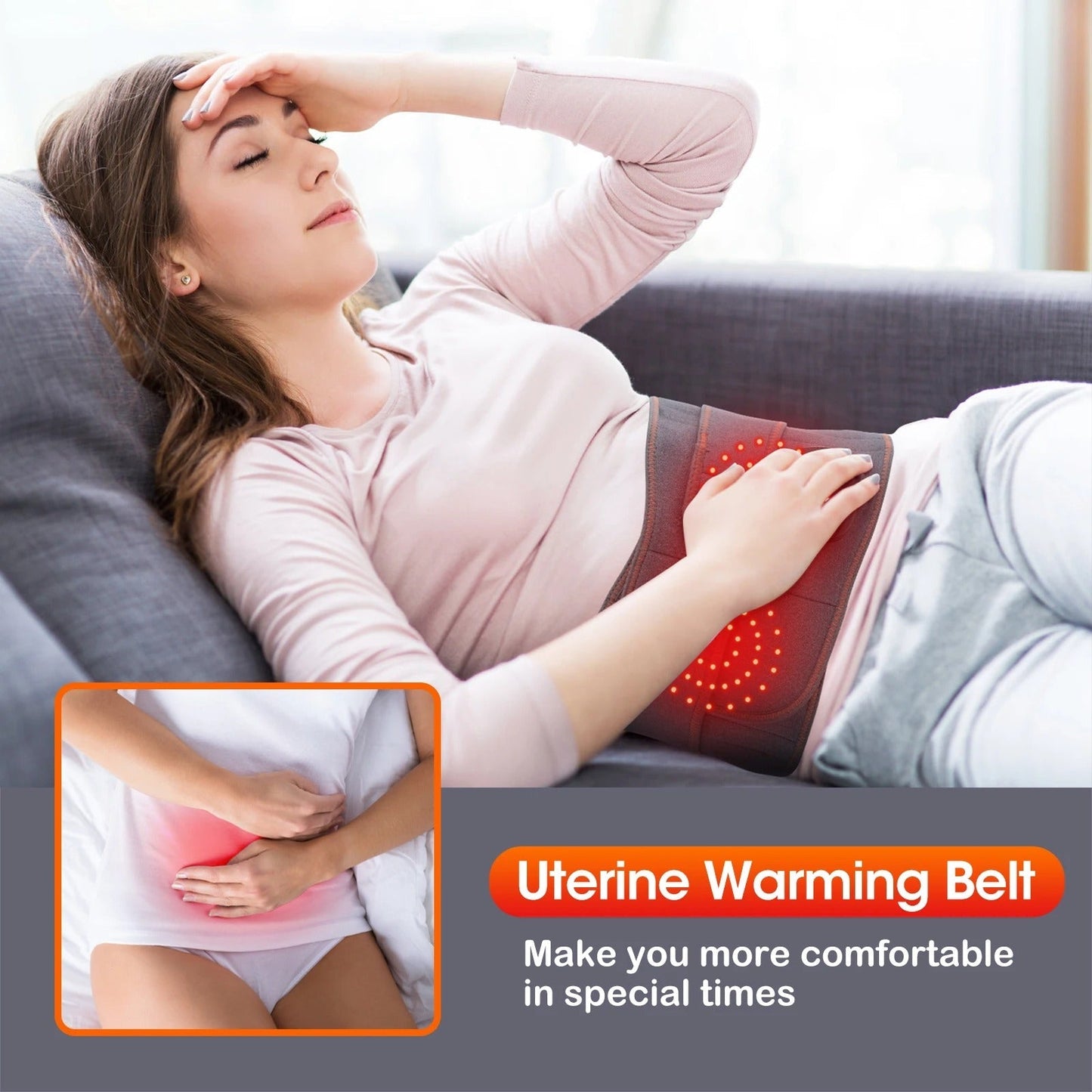 Skanto Skanto | Heated Lumbar Support - Adjustable Heat Therapy for Pain Relief