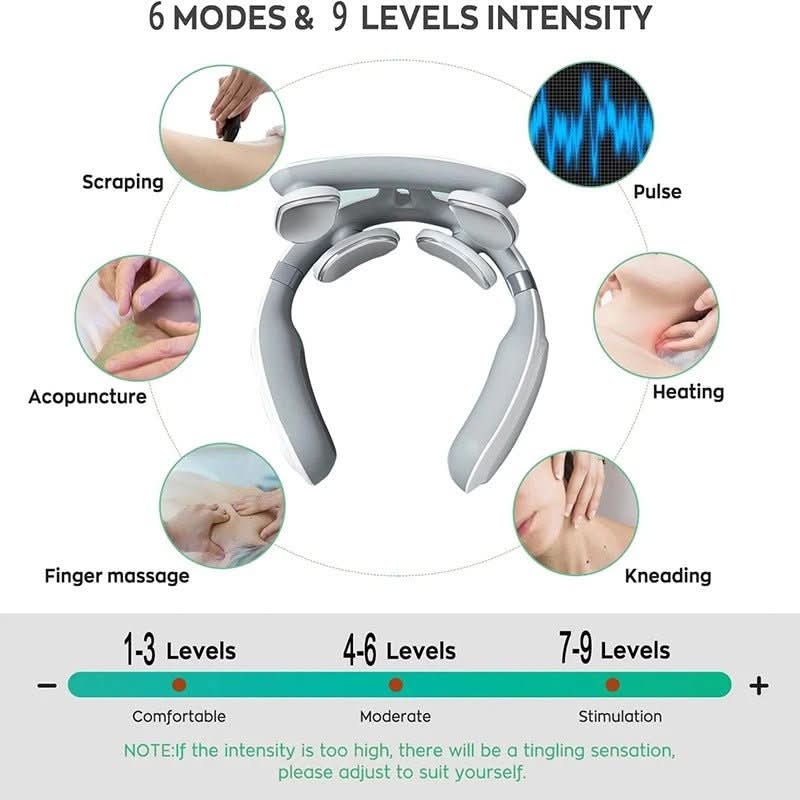 BowLift | 4-in-1 neck massager with heat & vibration