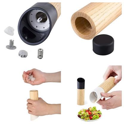 Salt and Pepper Mill Set – AdjustaBowlifte Grinder | Stylish for Every Kitchen | Bowlift