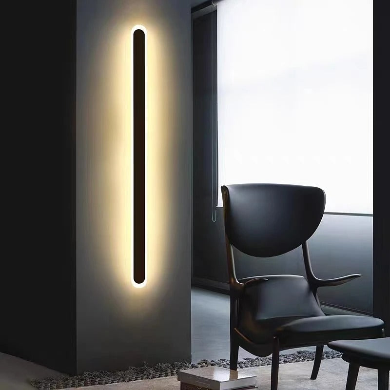 Skanto | Outdoor IP65 Waterproof Linear Wall Lamp | Minimalist Metal Design. Dimmable LED Options for Gardens & Patios