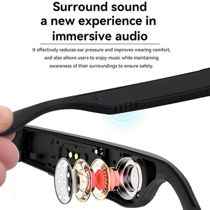 BowLift | Smart Glasses with Blue Light Filter | Waterproof, Bluetooth Call & Music Functionality for Everyday Use